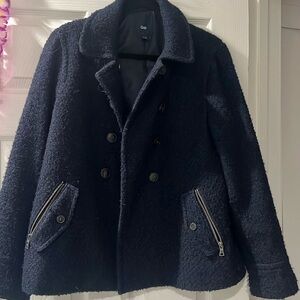 Beautiful blue peacoat
